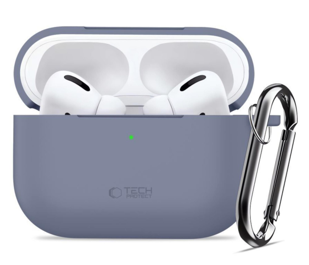 Tech-Protect Silicone Hook Do Apple Airpods Pro 3 Baby Blue - 1367335 - zdjęcie 2